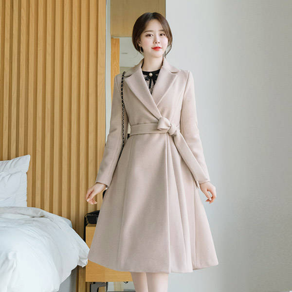 ct1148 여성스러운 프린세스 라인의 프리미엄 울 롱코트 coat