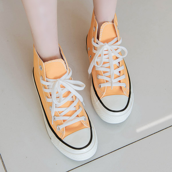 sh1767 캐쥬얼하게 즐기기 좋은 스트랩 디자인의 하이탑 스니커즈 shoes
