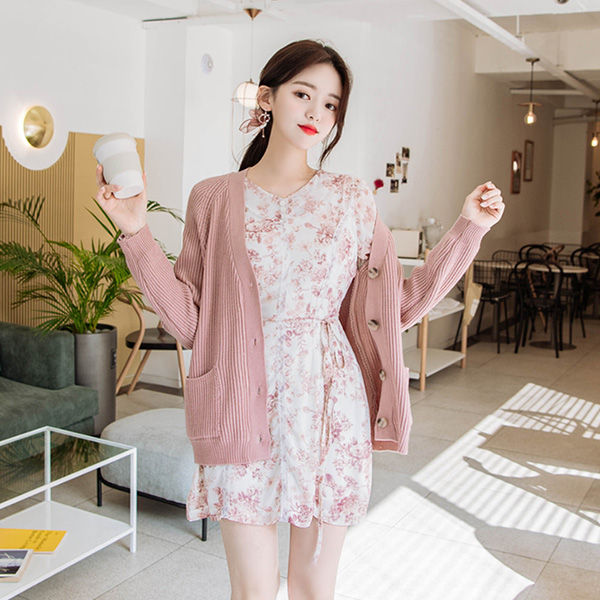 cd1293 부드럽고 말랑한 소재감으로 여리하게 감싸주는 루즈핏 데일리 가디건 cardigan