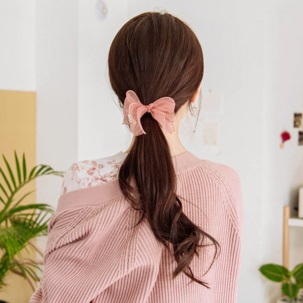 ac4368 로맨틱한 무드를 선사해줄 리본 장식의 머리끈 hairband
