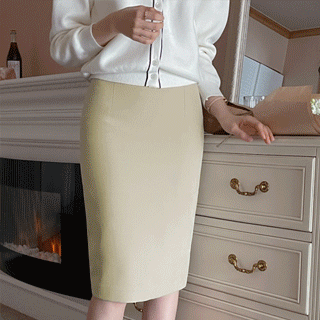 새롭게 업그레이드 된 미니  5부  롱 3가지 타입의 하이웨이스트 H라인 스커트 skirt