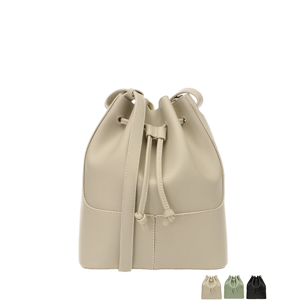 bg996 소프트한 텍스쳐와 깔끔한 스티치 디테일이 멋스러운 데일리 복조리 숄더백 bag