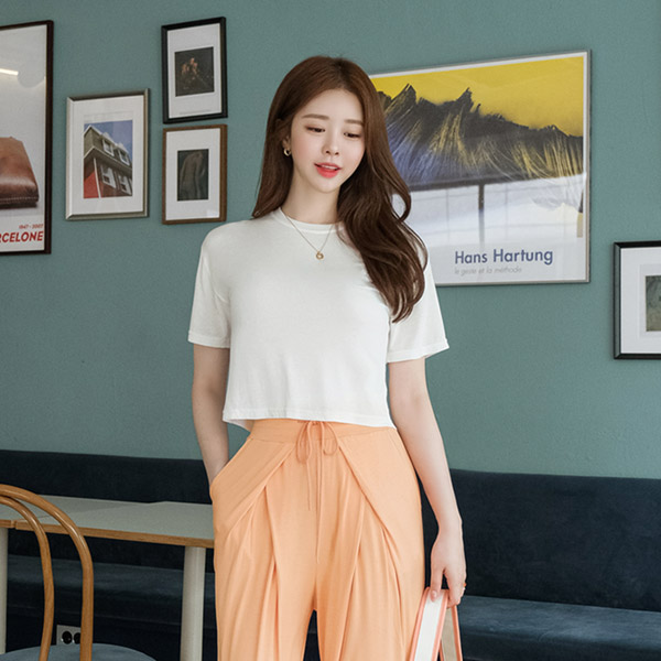ts2105 핏이면 핏, 착용감이면 착용감! 데일리하게 입기 좋은 쫀쫀한 반팔 티셔츠 tee