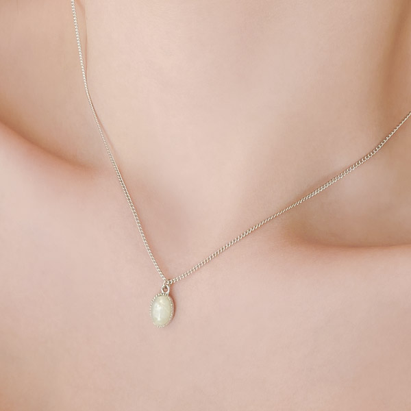 ac4564 영롱한 마블색감의 장식이 포인트가 되어주는 펜던트 네크리스 necklace
