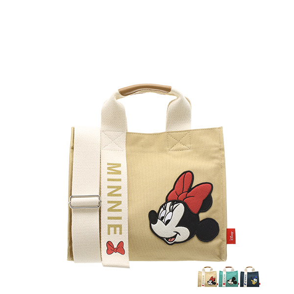 bg1153 귀여운 디즈니 캐릭터가 돋보이는 코튼 패브릭의 토트, 숄더백 bag