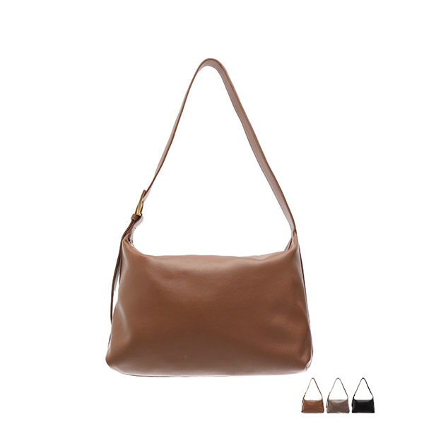 bg1178 소프트하고 내추럴한 무드의 스퀘어 데일리 빅사이즈 숄더백 bag