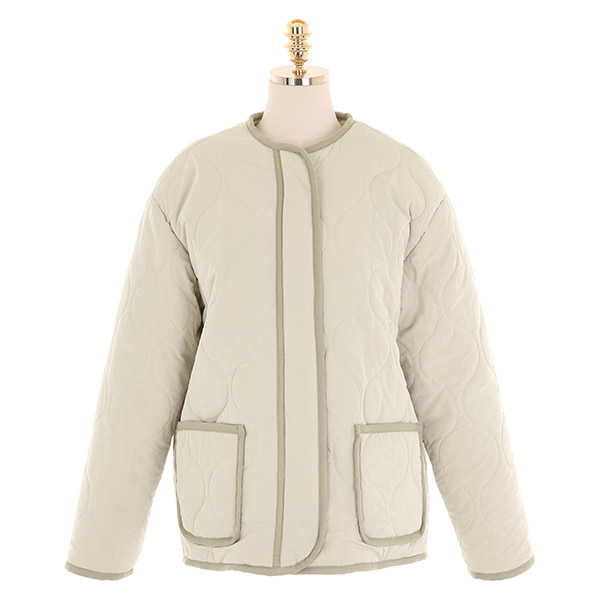 jp330 기모 안감으로 꽉 채워진 따뜻한 3온스 누빔 점퍼 jumper