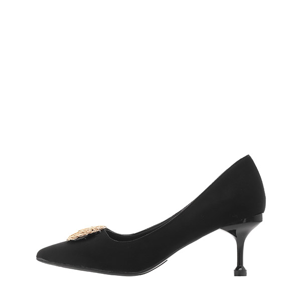 sh2154 감각적인 서클 오브제 장식의 스웨이드 스틸레토힐 shoes