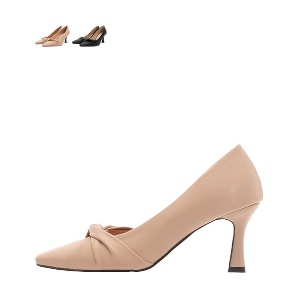 sh2205 우아한 무드의 꼬임 매듭 디테일로 완성된 스틸레토 힐 shoes
