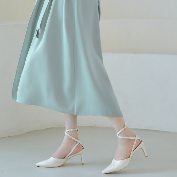 sh2201 페미닌한 스타일링을 완성시켜줄 이중 스트랩 스틸레토 하이힐 shoes