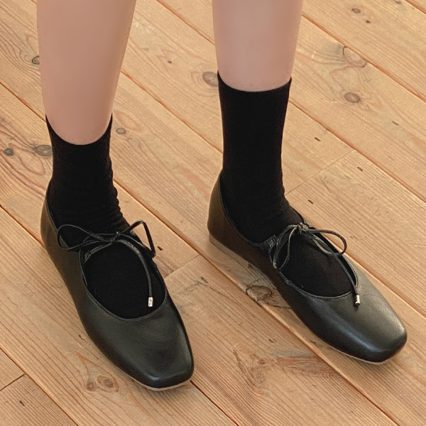 sh2216 두가지 연출이 가능한 로맨틱 감성의 발레리나 스퀘어 앞코 스트랩 플랫 슈즈 shoes