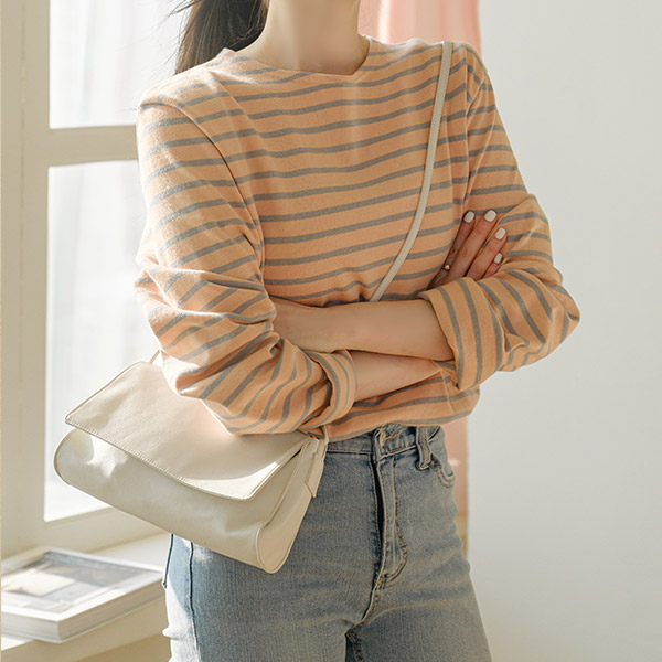 ts2362 새콤달콤한 4컬러구성의 데일리 루즈핏 스트라이프 라운드넥 티셔츠 tee