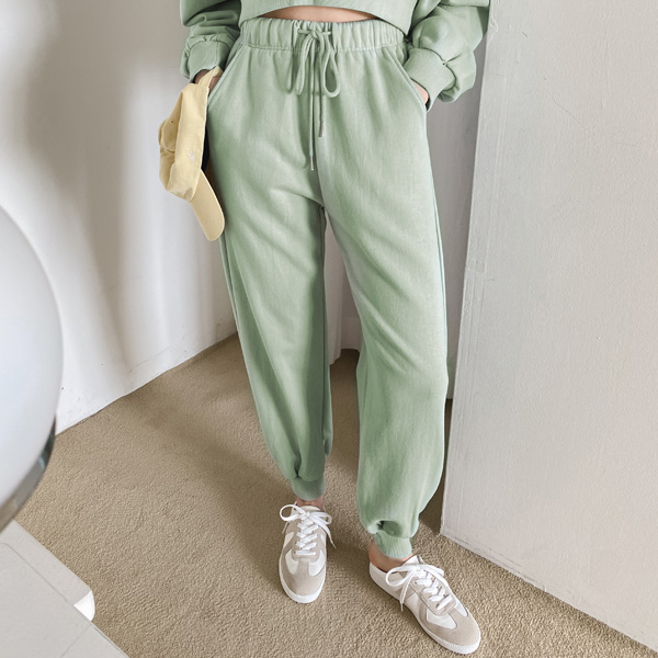 ps2646 이지하게 착용하기 좋은 허리스트링의 밴딩 조거 트레이닝 팬츠 pants