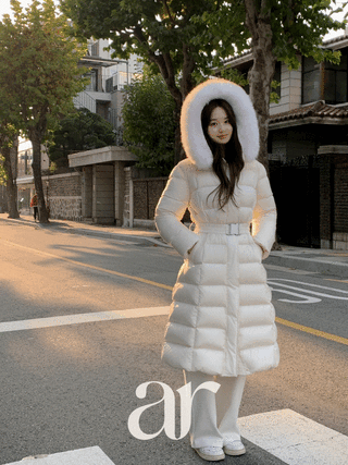 (MADE/퀄리티업그레이드ver/롱&숏 2type) 로즈엘 리얼 폭스퍼 덕다운 패딩