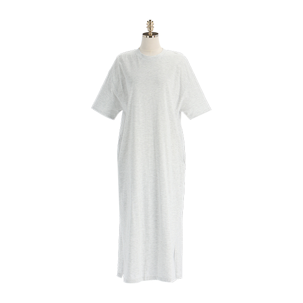 op12083 감각적인 10 컬러 구성의 베이직 오버핏 롱 원피스 dress