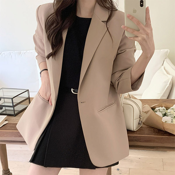 (MADE)올데이 프롬 싱글 원버튼 자켓