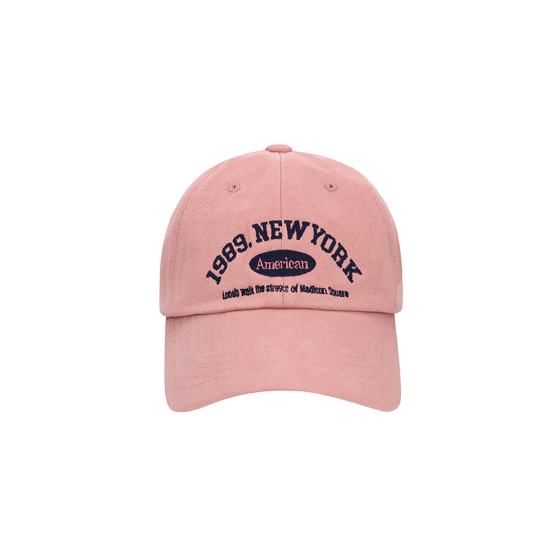 센스있는 레터링 자수 포인트의 컬러 볼캡 모자 hat 벚꽃룩