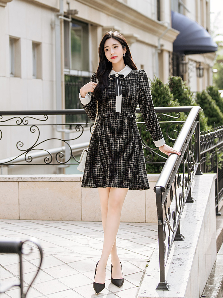 アットランス　attrangs ツイード　セットアップ　韓国ファッション スーツ
