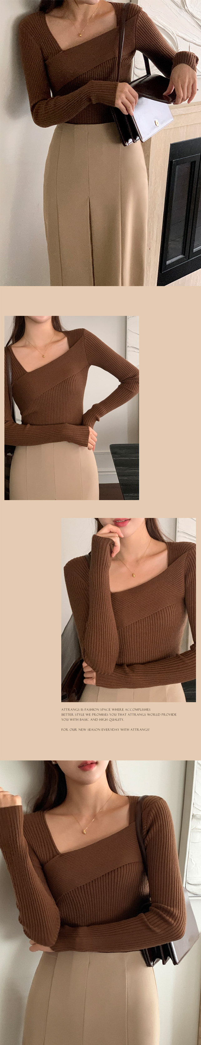2만5천장 돌파✨ [색감대박,여리핏] 레나 사선 골지 니트 데이트룩,데일리룩,나들이룩,모임룩,출근룩,하객룩 nt3732 상세 이미지 112