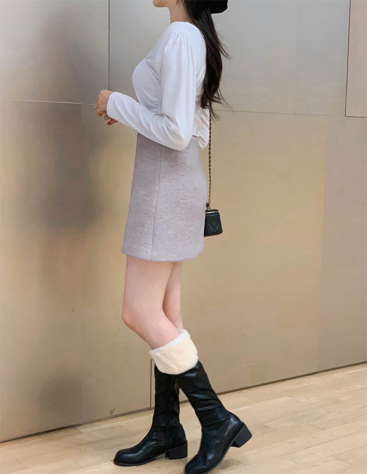 🚚당일발송  [울50%,카라탈부착] 퍼카라 자켓과 스커트 부클 트위드 셋업 데일리룩,데이트룩,출근룩,나들이룩,하객룩,모임룩,투피스 st2363 상세 이미지 52