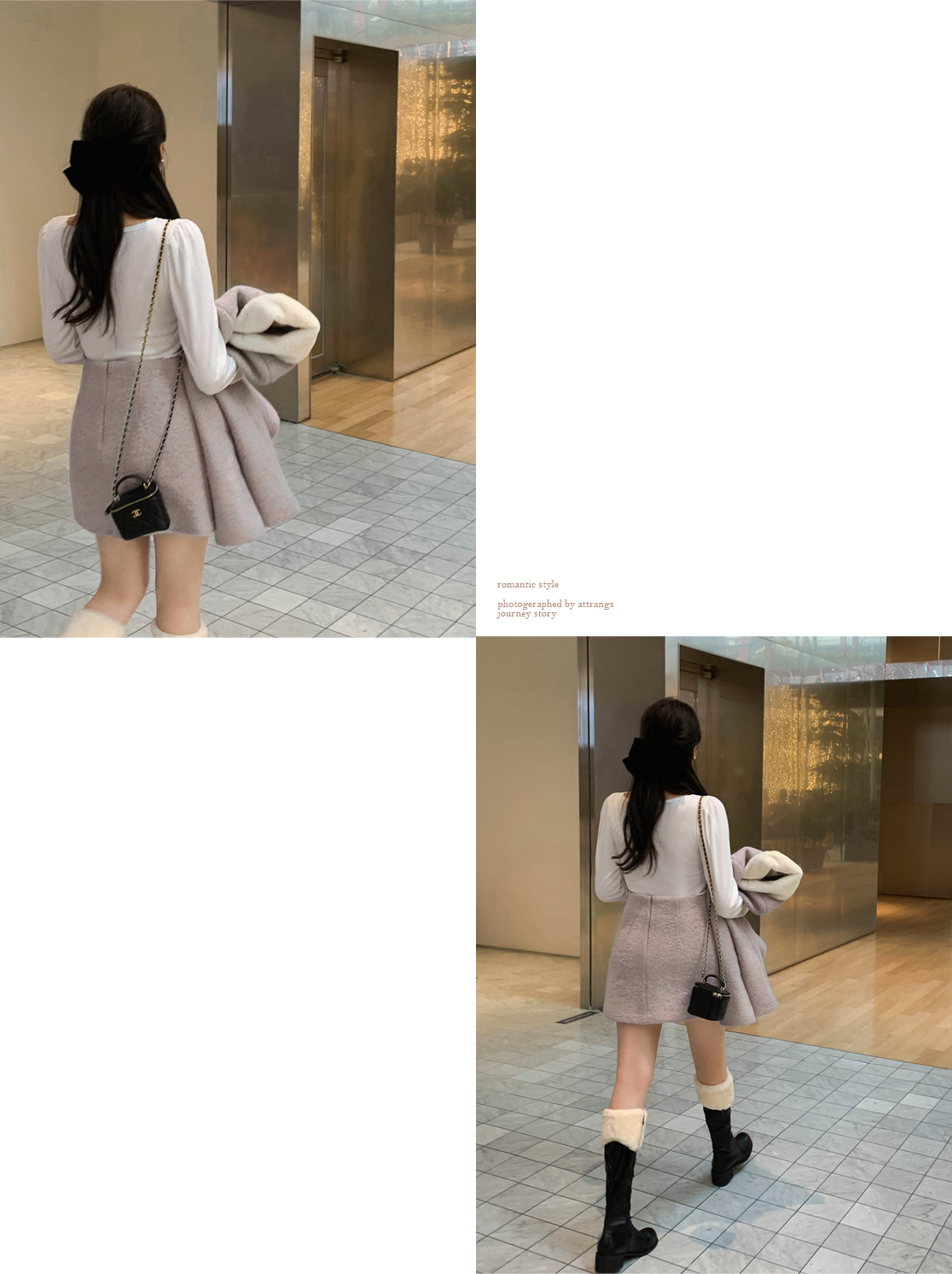 🚚당일발송  [울50%,카라탈부착] 퍼카라 자켓과 스커트 부클 트위드 셋업 데일리룩,데이트룩,출근룩,나들이룩,하객룩,모임룩,투피스 st2363 상세 이미지 56