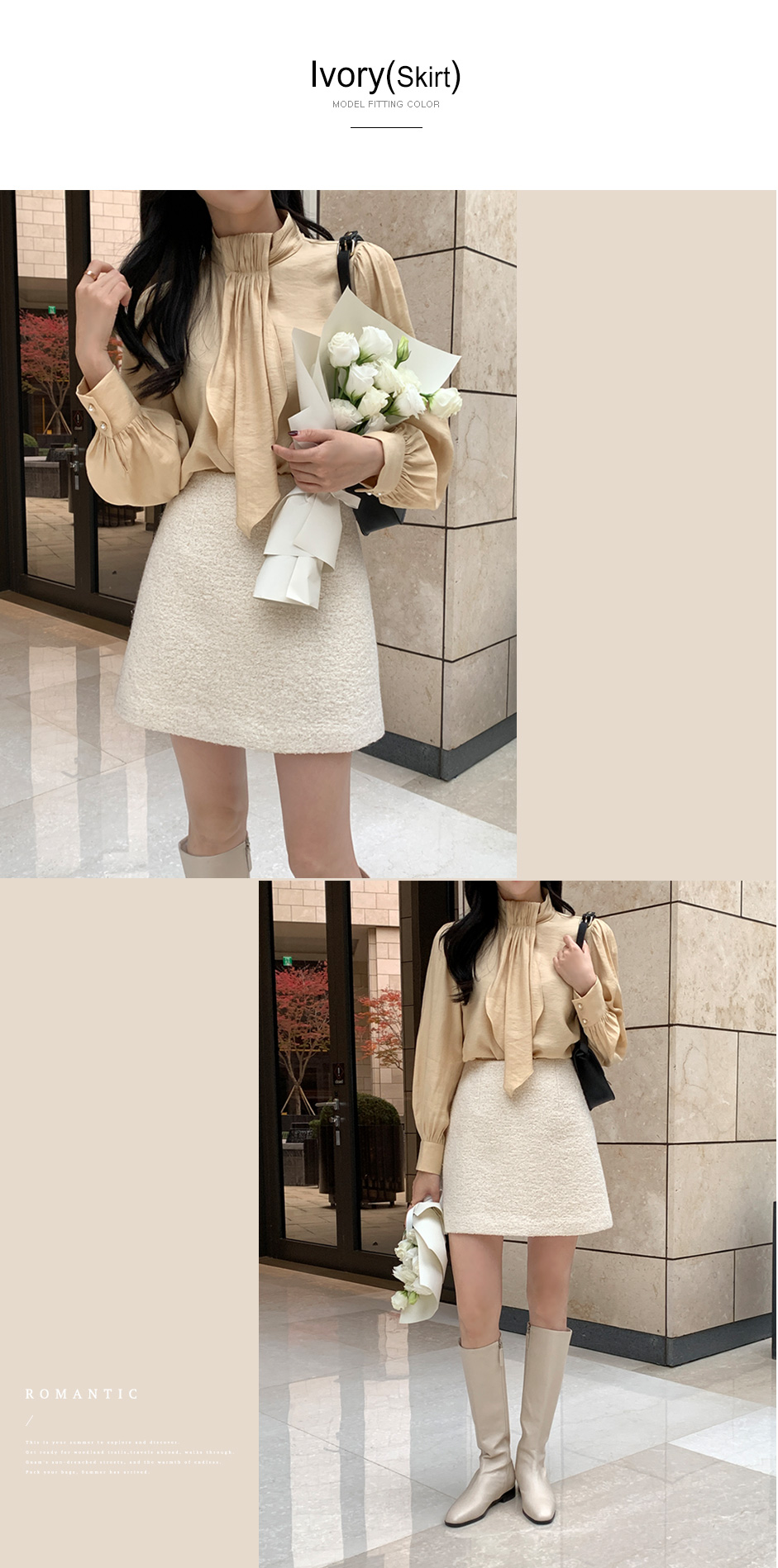 🚚당일발송  [울50%,카라탈부착] 퍼카라 자켓과 스커트 부클 트위드 셋업 데일리룩,데이트룩,출근룩,나들이룩,하객룩,모임룩,투피스 st2363 상세 이미지 127