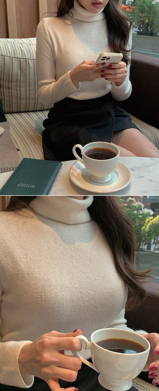 주문폭주 폭스퍼 덕다운 트렌치 패딩 코트 jp607 상세 이미지 35