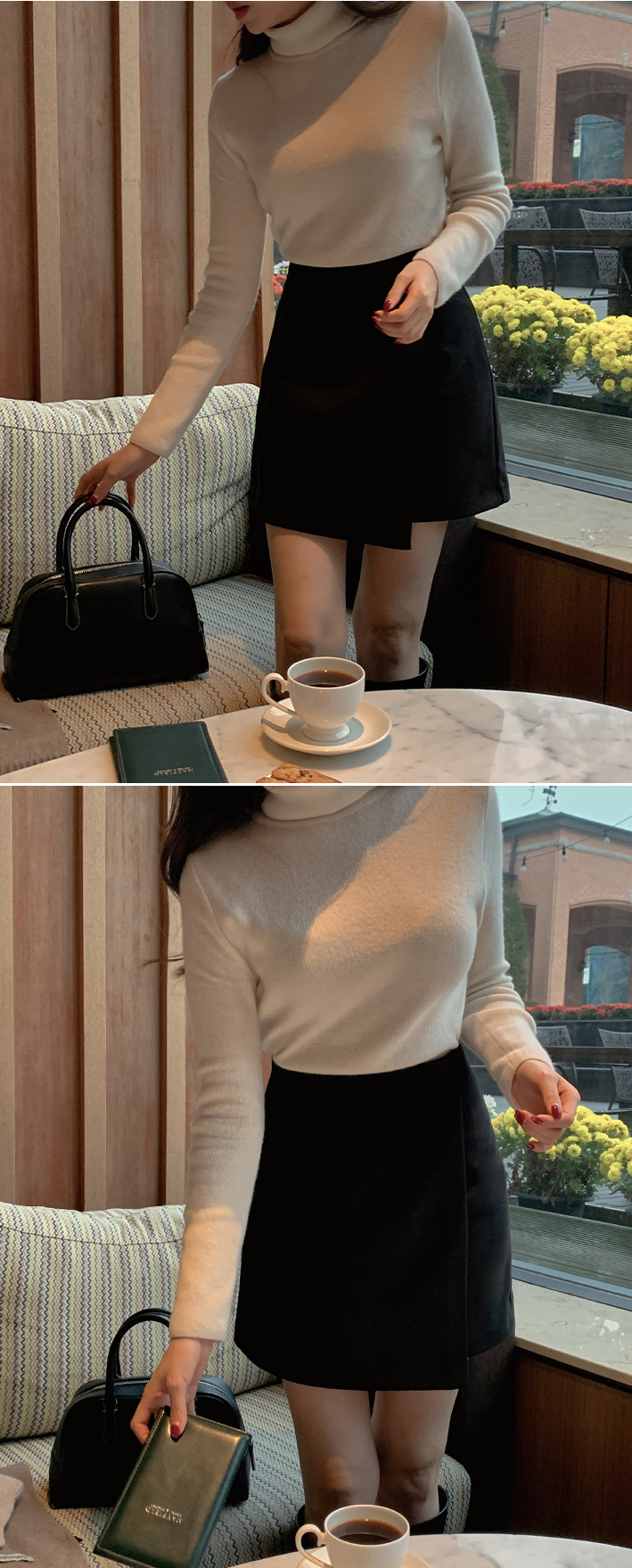 주문폭주 폭스퍼 덕다운 트렌치 패딩 코트 jp607 상세 이미지 36