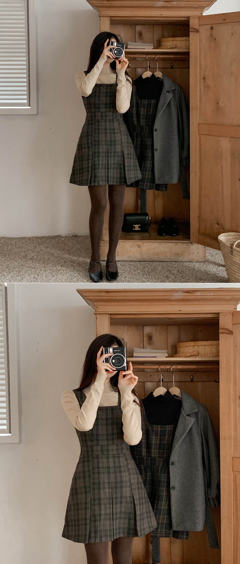 🚚부분당일발송 5컬러 구성의 도톰 면스판 기모 레깅스 스타킹 ac5693 상세 이미지 9