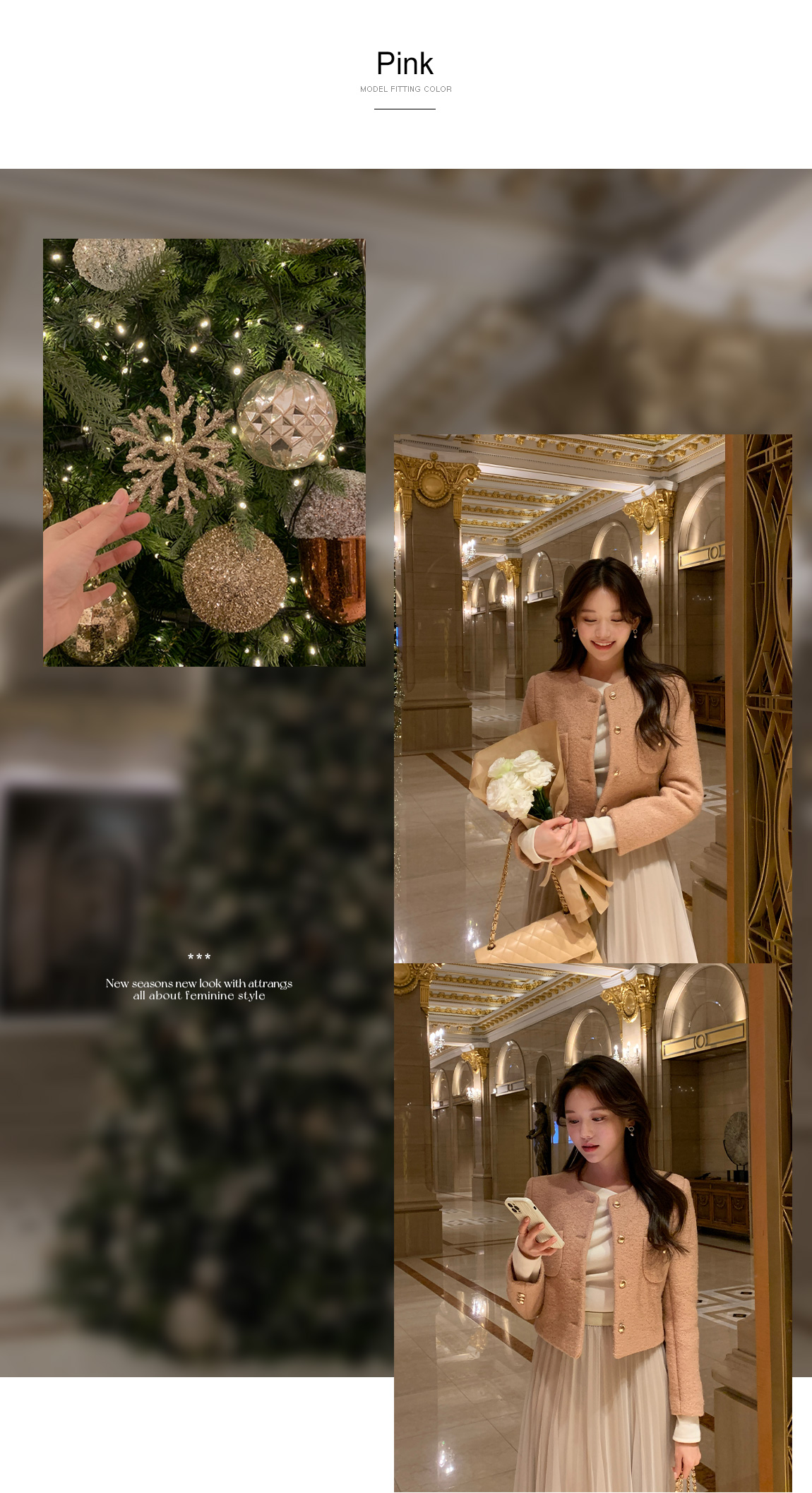 9만장 돌파✨ [격식룩] 멜로샤 부클 트위드 자켓 하객룩,숏자켓,크롭자켓,데일리룩,데이트룩,출근룩,모임룩,오피스룩 jk2531 상세 이미지 126