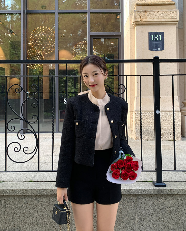9만장 돌파✨ [격식룩] 멜로샤 부클 트위드 자켓 하객룩,숏자켓,크롭자켓,데일리룩,데이트룩,출근룩,모임룩,오피스룩 jk2531 상세 이미지 109