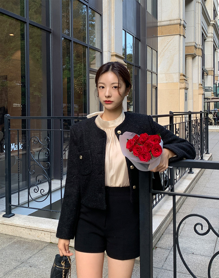9만장 돌파✨ [격식룩] 멜로샤 부클 트위드 자켓 하객룩,숏자켓,크롭자켓,데일리룩,데이트룩,출근룩,모임룩,오피스룩 jk2531 상세 이미지 111