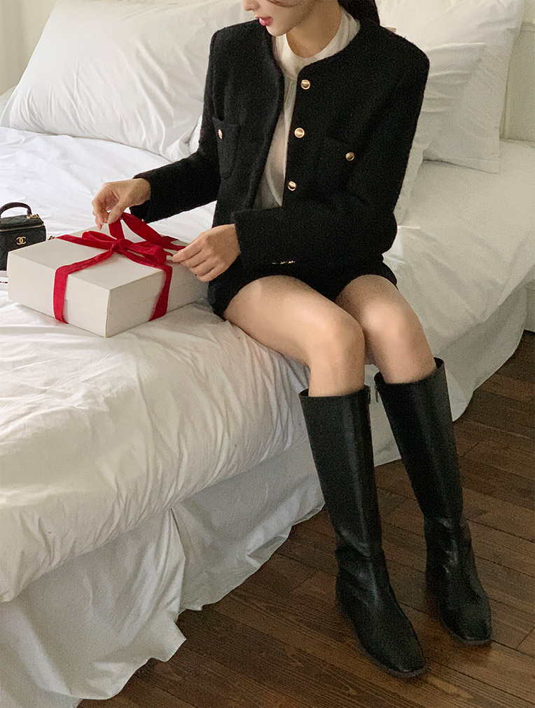 9만장 돌파✨ [격식룩] 멜로샤 부클 트위드 자켓 하객룩,숏자켓,크롭자켓,데일리룩,데이트룩,출근룩,모임룩,오피스룩 jk2531 상세 이미지 114