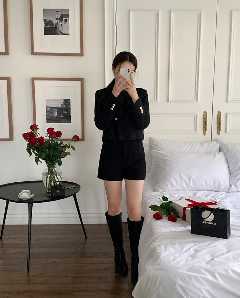 9만장 돌파✨ [격식룩] 멜로샤 부클 트위드 자켓 하객룩,숏자켓,크롭자켓,데일리룩,데이트룩,출근룩,모임룩,오피스룩 jk2531 상세 이미지 120