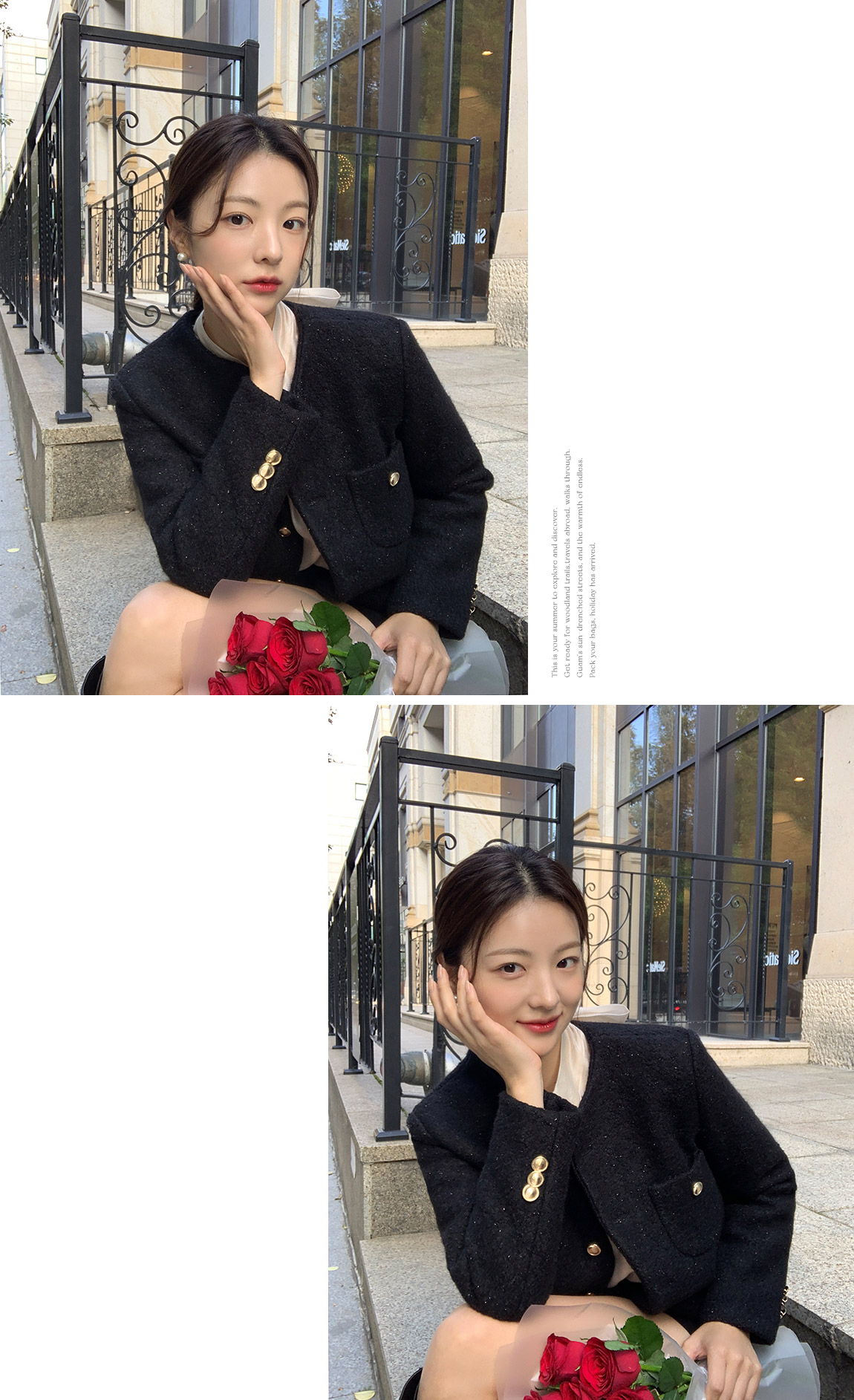 9만장 돌파✨ [격식룩] 멜로샤 부클 트위드 자켓 하객룩,숏자켓,크롭자켓,데일리룩,데이트룩,출근룩,모임룩,오피스룩 jk2531 상세 이미지 102