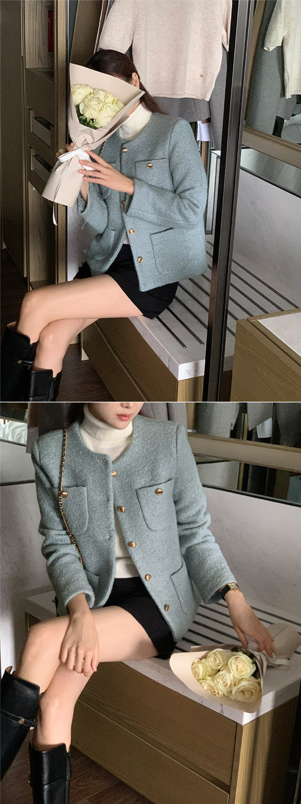 9만장 돌파✨ [격식룩] 멜로샤 부클 트위드 자켓 하객룩,숏자켓,크롭자켓,데일리룩,데이트룩,출근룩,모임룩,오피스룩 jk2531 상세 이미지 47