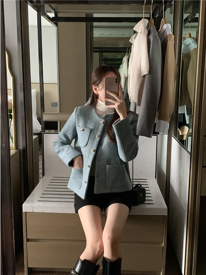 9만장 돌파✨ [격식룩] 멜로샤 부클 트위드 자켓 하객룩,숏자켓,크롭자켓,데일리룩,데이트룩,출근룩,모임룩,오피스룩 jk2531 상세 이미지 48