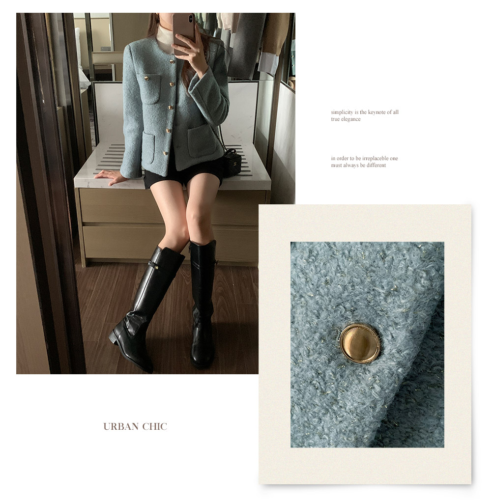 9만장 돌파✨ [격식룩] 멜로샤 부클 트위드 자켓 하객룩,숏자켓,크롭자켓,데일리룩,데이트룩,출근룩,모임룩,오피스룩 jk2531 상세 이미지 49