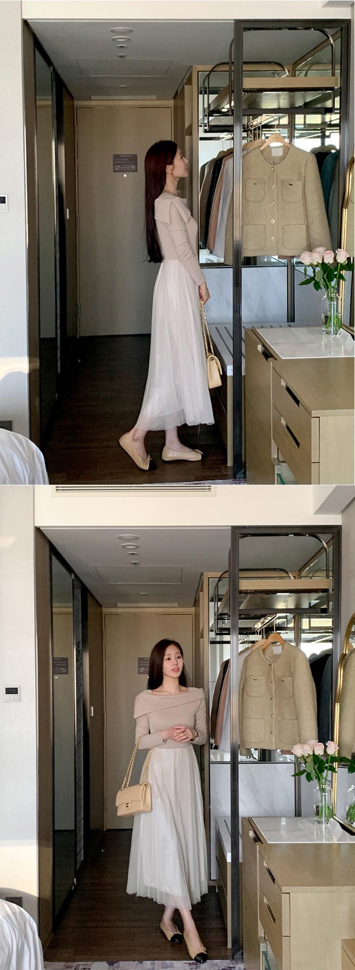 9만장 돌파✨ [격식룩] 멜로샤 부클 트위드 자켓 하객룩,숏자켓,크롭자켓,데일리룩,데이트룩,출근룩,모임룩,오피스룩 jk2531 상세 이미지 42