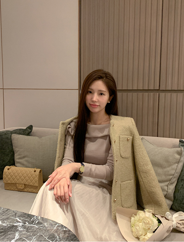 9만장 돌파✨ [격식룩] 멜로샤 부클 트위드 자켓 하객룩,숏자켓,크롭자켓,데일리룩,데이트룩,출근룩,모임룩,오피스룩 jk2531 상세 이미지 28