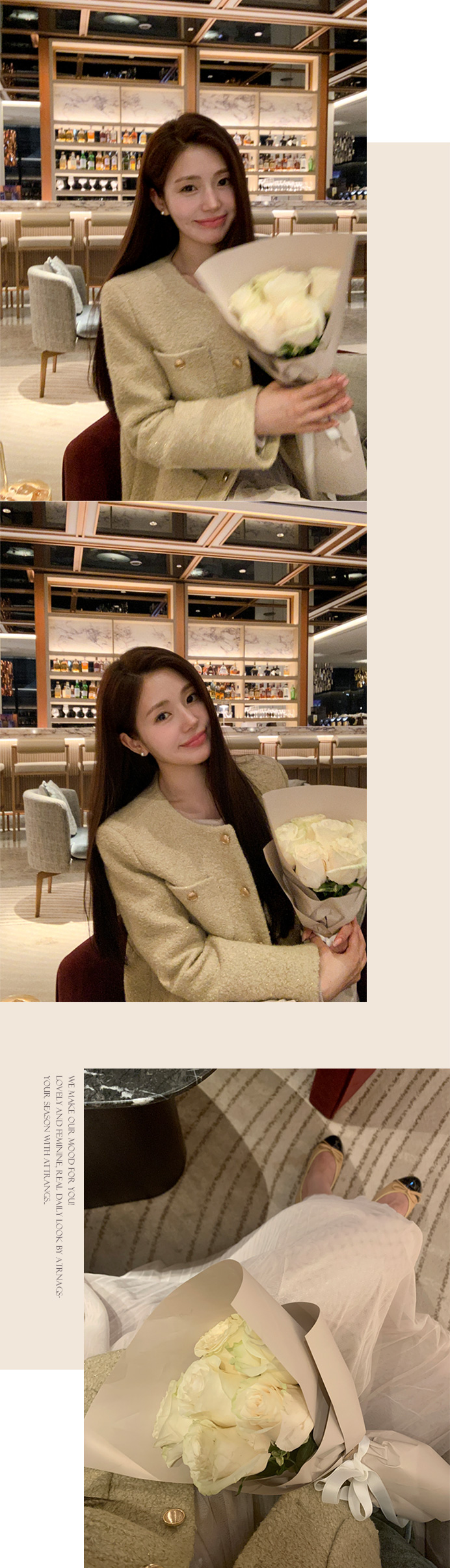 9만장 돌파✨ [격식룩] 멜로샤 부클 트위드 자켓 하객룩,숏자켓,크롭자켓,데일리룩,데이트룩,출근룩,모임룩,오피스룩 jk2531 상세 이미지 29