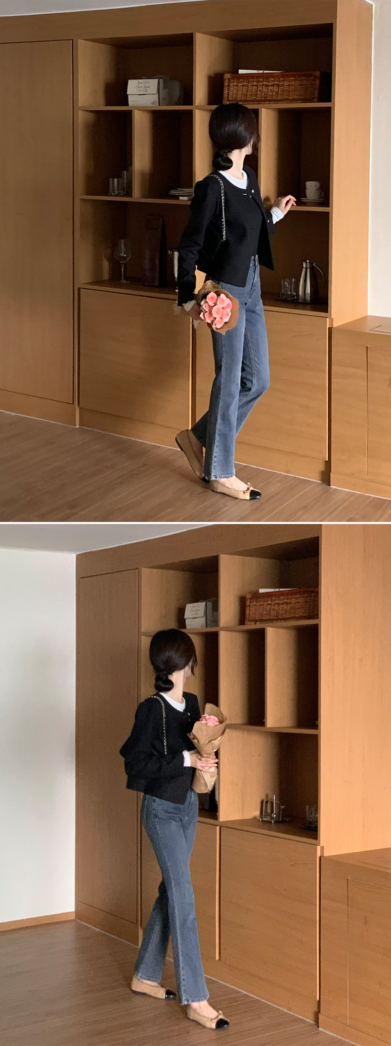 🚚당일발송  [하객룩,격식룩] 벨마 퍼프 트위드 자켓 데이트룩,출근룩,나들이룩,데일리룩,봄자켓,노카라자켓,봄옷 jk2549 상세 이미지 30
