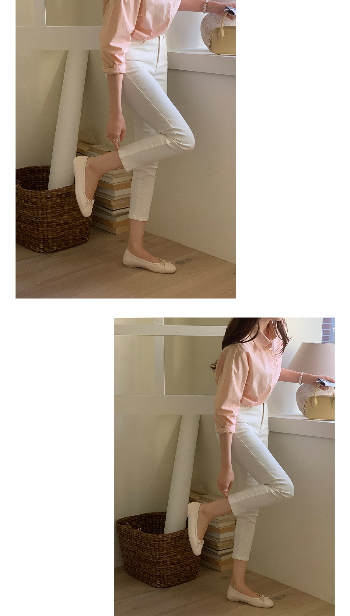 주문폭주 로너 쫀쫀스판 히든밴딩 슬림일자 코튼 팬츠 ps4439 벚꽃룩 상세 이미지 78