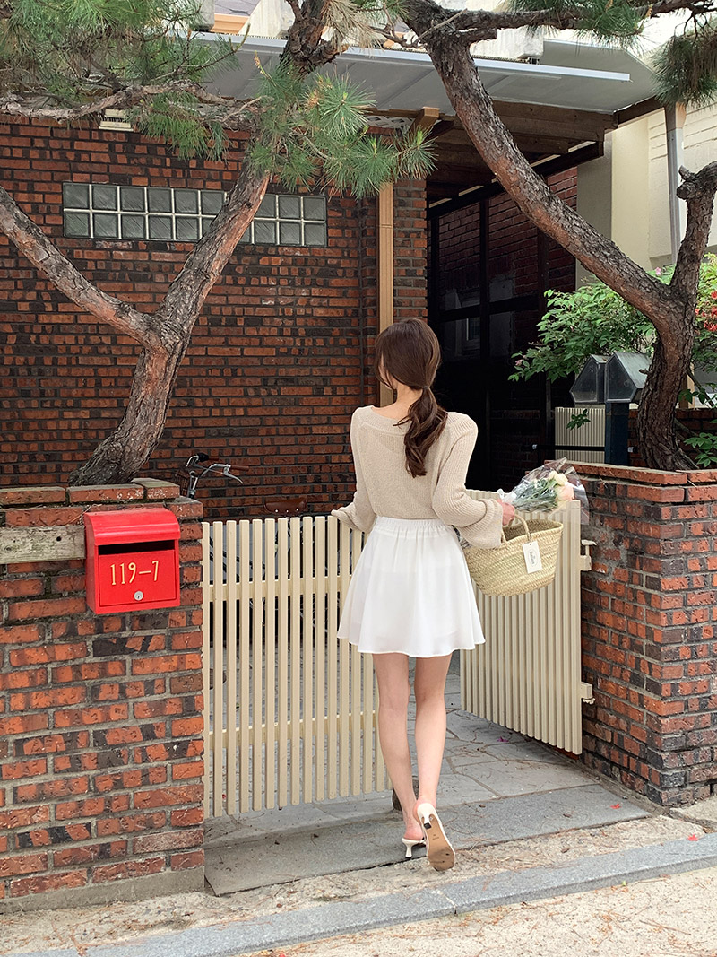 주문폭주 메이븐 랩스타일 바지안감 A라인 미니 스커트 sk6393 상세 이미지 33