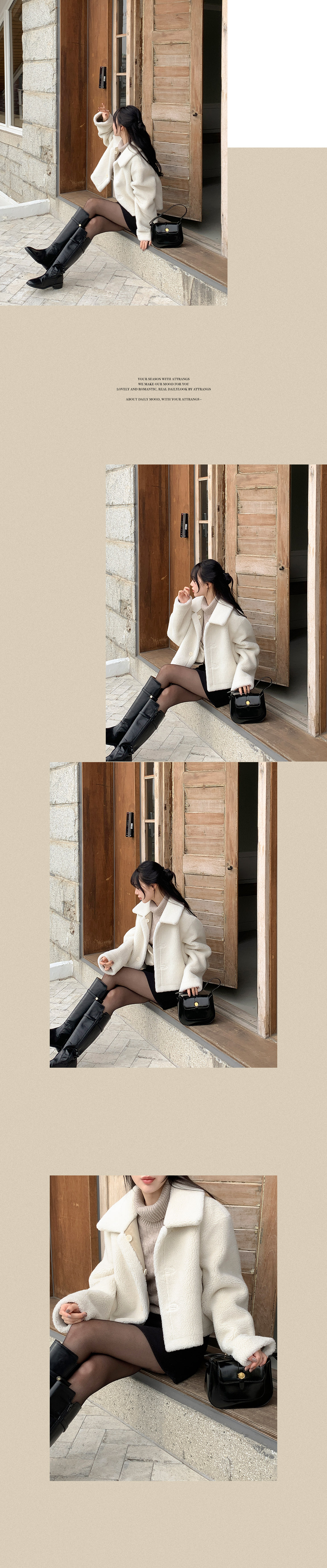 [울함유] 헨더슨 리버시블 소프트 숏 무스탕 & 하프 무스탕 데일리룩,데이트룩,출근룩,나들이룩,모임룩,하객룩 ct1609 상세 이미지 145