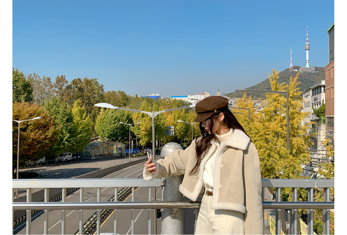 [울함유] 헨더슨 리버시블 소프트 숏 무스탕 & 하프 무스탕 데일리룩,데이트룩,출근룩,나들이룩,모임룩,하객룩 ct1609 상세 이미지 17