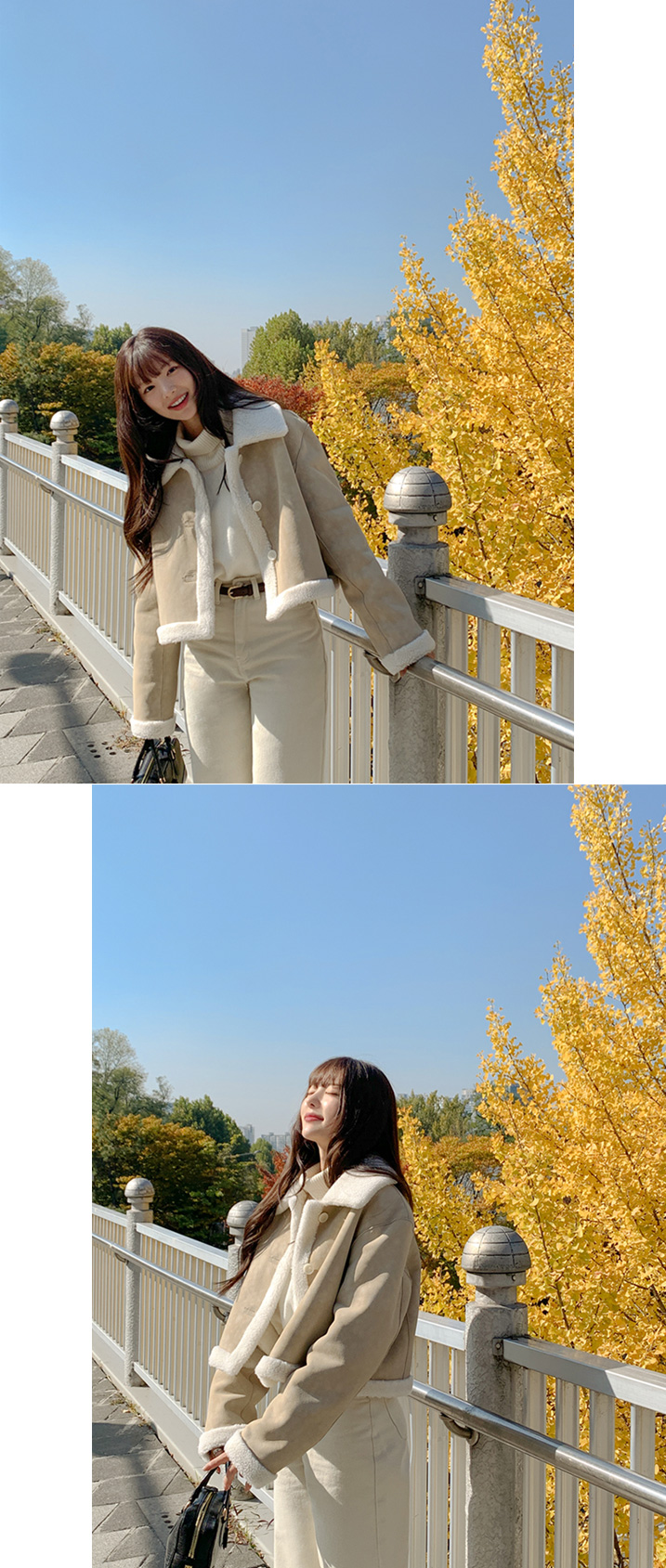 [울함유] 헨더슨 리버시블 소프트 숏 무스탕 & 하프 무스탕 데일리룩,데이트룩,출근룩,나들이룩,모임룩,하객룩 ct1609 상세 이미지 22