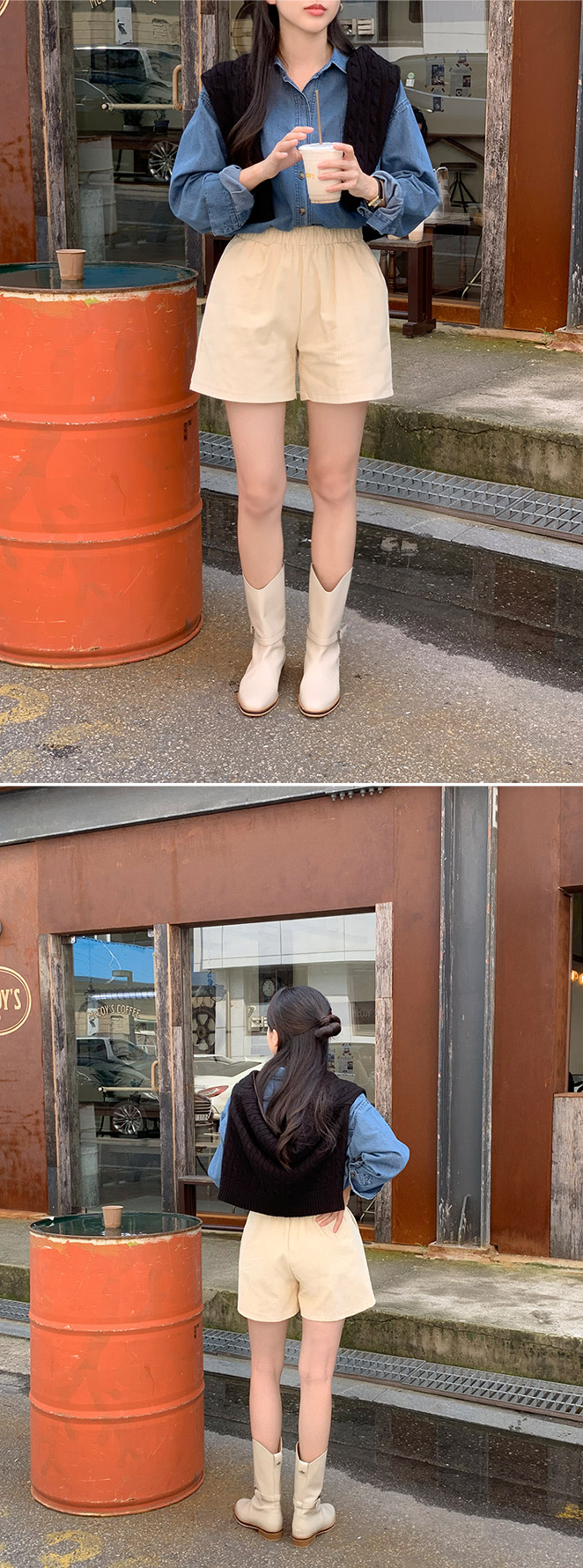 [국내제작] 🚚부분당일발송 [자체제작,색감대박] 케이블 꽈배기 로고 코튼 니트 브이넥 꽈배기 니트 데이트룩,데일리룩,나들이룩,모임룩,출근룩,하객룩 nt4174 상세 이미지 262