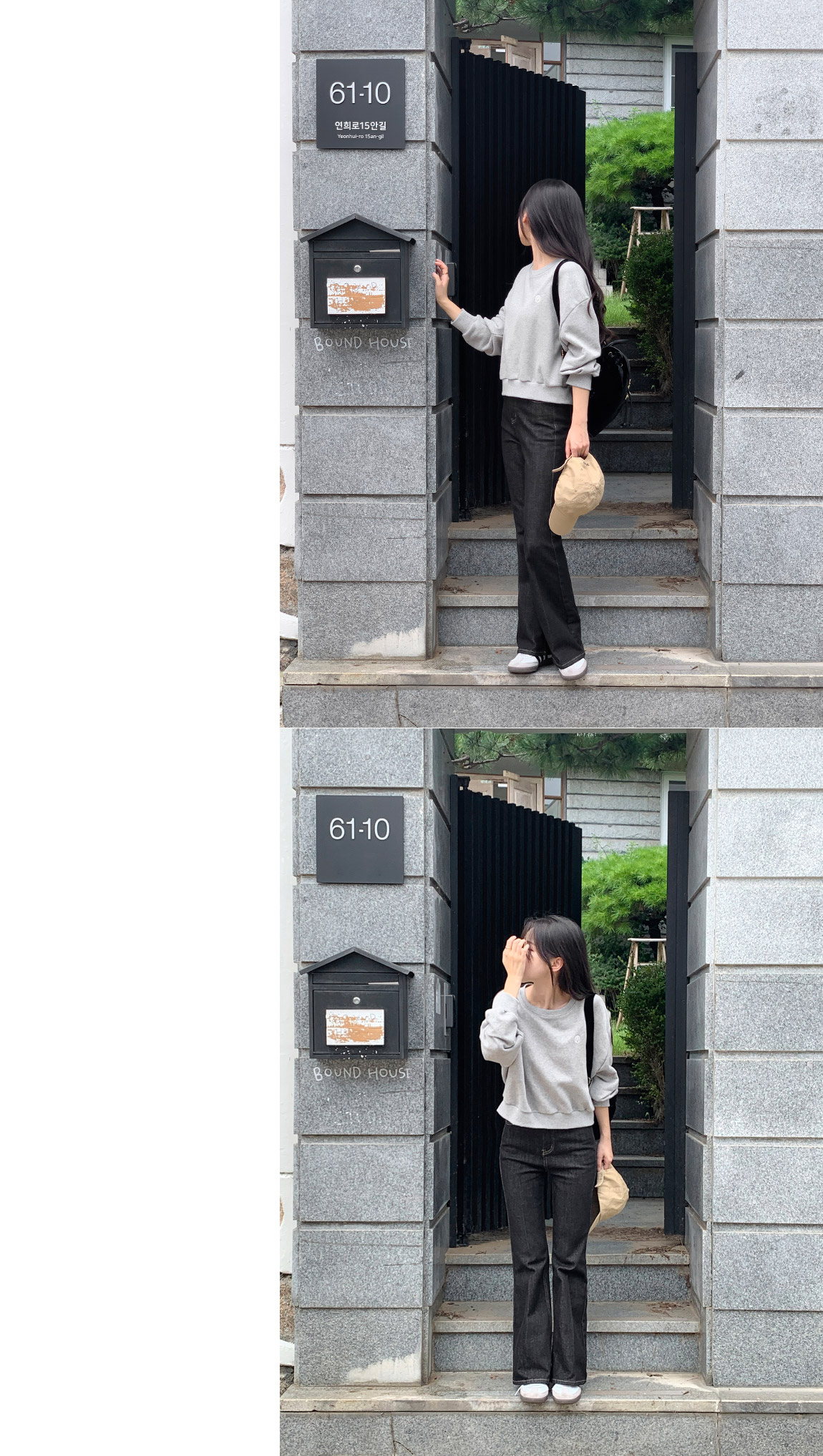 [색감대박/루즈핏] 센노 라운드넥 세미 크롭 루즈 자수 맨투맨 데이트룩,데일리룩,나들이룩,출근룩,마실룩 ts3820 상세 이미지 75