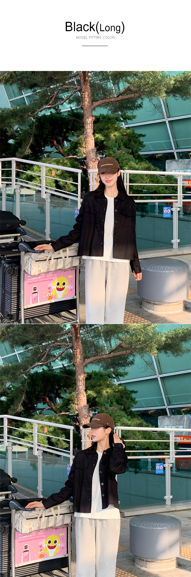 1만장 돌파✨ [롱기장추가/코튼자켓1위] 하우즈 코튼 카라 긴팔 자켓 데이트룩,나들이룩,데일리룩,마실룩,출근룩,하객룩,여행룩,숏자켓,코튼자켓 jk2632 상세 이미지 81
